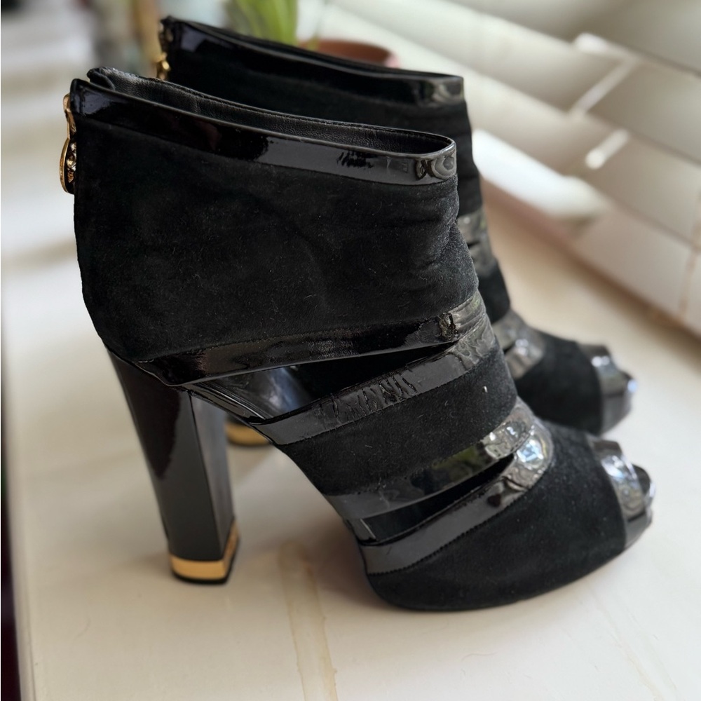 Tory Burch Black High Heel Ankle Boots